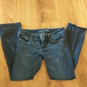 low-rise American eagle jeans